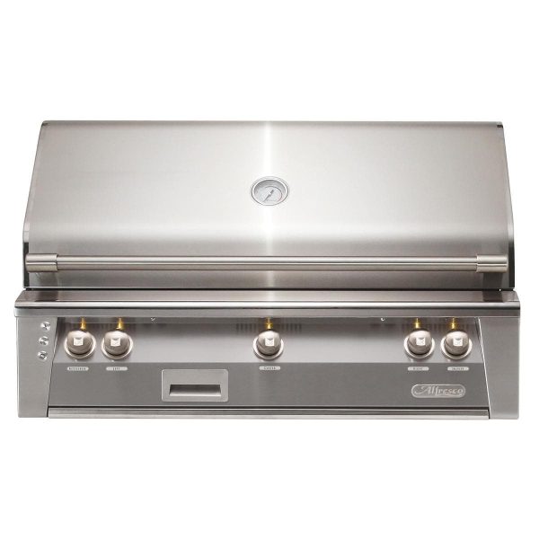 Alfresco ALXE 42-Inch Built-In Propane Grill With Sear Zone And Rotisserie in Signal Gray - ALXE-42SZ-LP-S7004