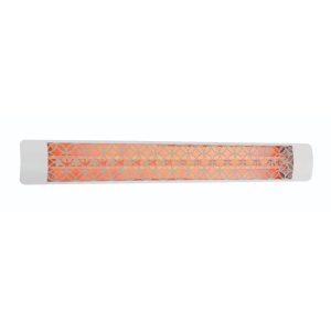 Eurofase Clover Series 61-Inch 6000 Watt Dual Element 240V Electric Infrared Patio Heater In White - EF60240W2