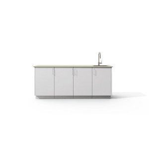 Urban Bonfire Perseid Outdoor Kitchen w/ Danae Dekton Countertop & Chantilly Finish - B-Perseid Outdoor Kitchen -Danae-Chantilly