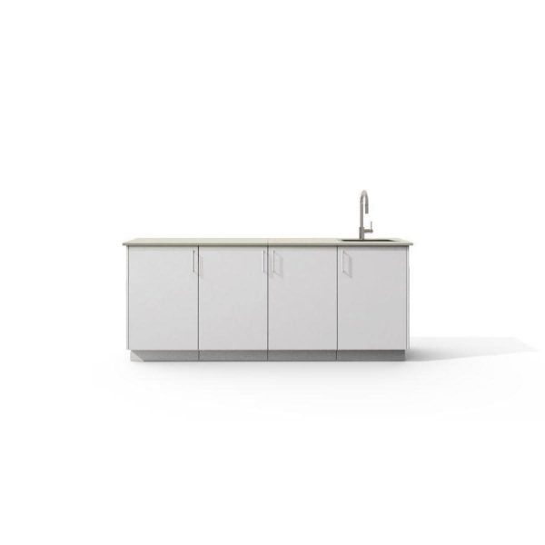 Urban Bonfire Perseid Outdoor Kitchen w/ Danae Dekton Countertop & Chantilly Finish - B-Perseid Outdoor Kitchen -Danae-Chantilly