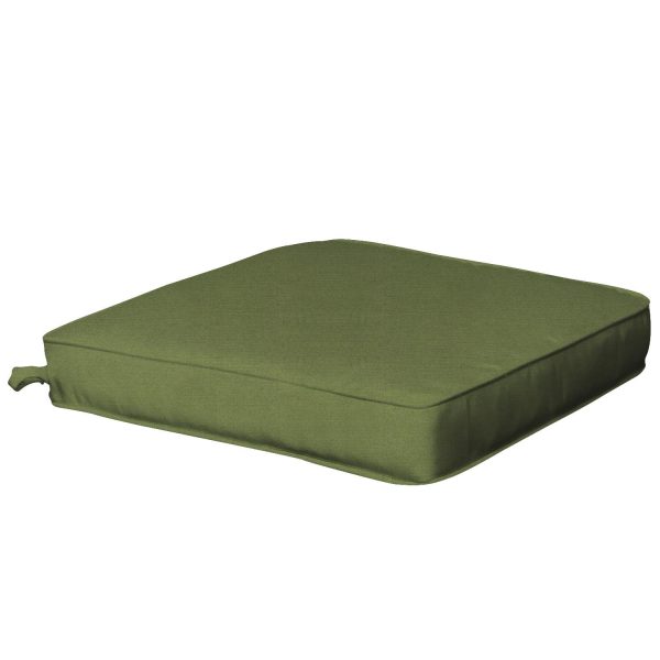 Sunbrella Spectrum Cilantro Extra Large Outdoor Replacement Seat Cushion W/ Piping By BBQGuys Signature