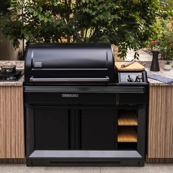 Traeger All-New Timberline XL Wi-Fi Controlled Wood Pellet Grill W/ WiFire & Built-In Trim Kit - TBB01RLG