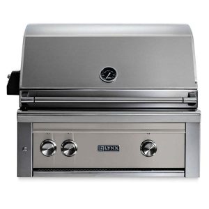 Lynx Professional 30 Inch Built-In Propane Grill w/ One Infrared Trident Burner & Rotisserie in Limestone - L30TR-LSLP