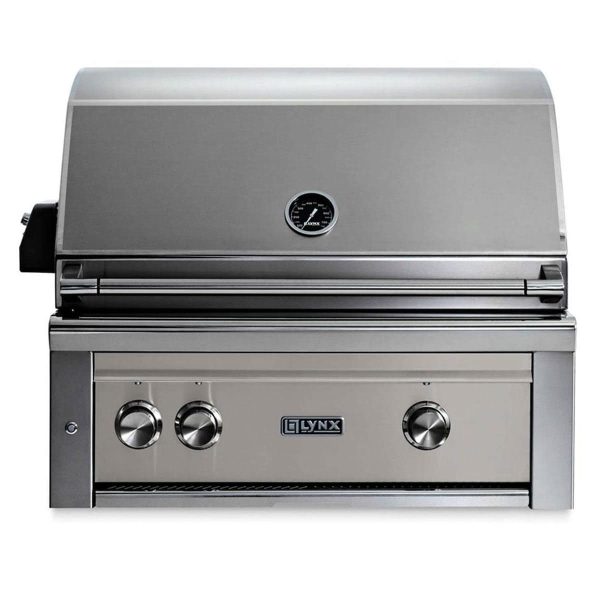 Lynx Professional 30 Inch Built-In Propane Grill w/ One Infrared Trident Burner & Rotisserie in Limestone - L30TR-LSLP