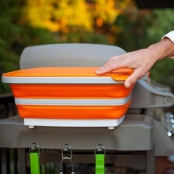 Drip EZ Jr. BBQ Prep Tub - Classic Orange - TUBLDJR-1