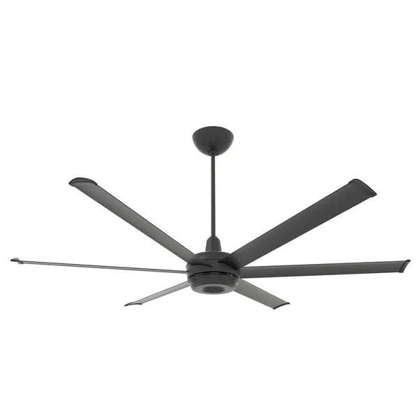 Big Ass Fans 72-Inch es6 Ceiling Fan Kit Universal Mount W/ 20-Inch Ext Tube & LED in Black - MK-ES62-062306A786I20S2