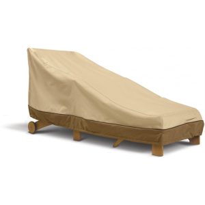 Classic Accessories Veranda Day Chaise Cover - Pebble/Bark/Earth - Large