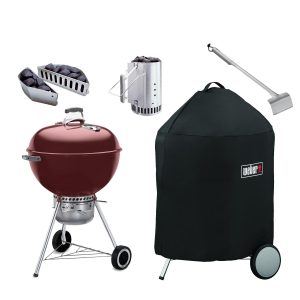 Weber 22-Inch Kettle Ultimate Bundle - Crimson