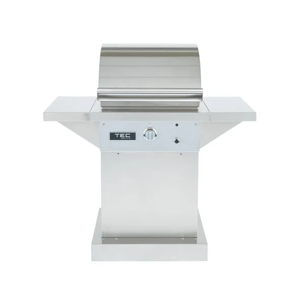 TEC Sterling Patio FR 26-Inch Infrared Natural Gas Grill On Stainless Pedestal - STPFR1NTPED