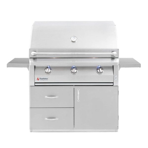 American Renaissance Grill by RCS 42-Inch 3-Burner Freestanding Propane Gas Grill - ARG42 LP