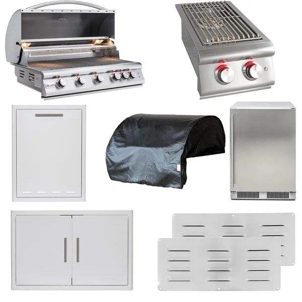 Blaze LTE 8-Piece 40-Inch Natural Gas Outdoor Kitchen Package