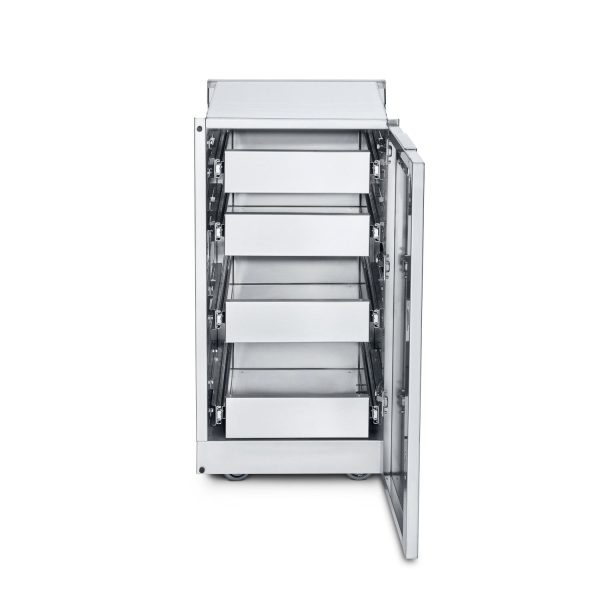 Crown Verity Infinite Series 18-Inch Stainless Steel Cabinet Module w/ Four Drawers - ICM-4D