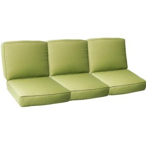 Sunbrella Canvas Ginkgo 6 Piece Small Outdoor Replacement Sofa Cushion Set W/ Piping By BBQGuys Signature