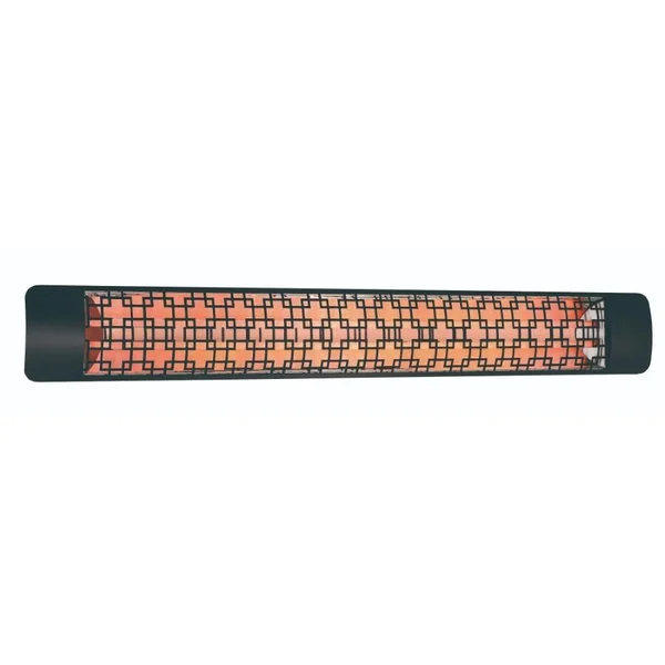 Eurofase Brix Series 61-Inch 6000 Watt Dual Element 480V Electric Infrared Patio Heater In Black - EF60480B5
