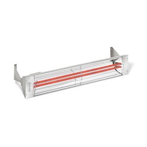Infratech WD-Series 33-Inch 3000W Dual Element Electric Infrared Patio Heater - 277V - Stainless Steel - WD3027SS