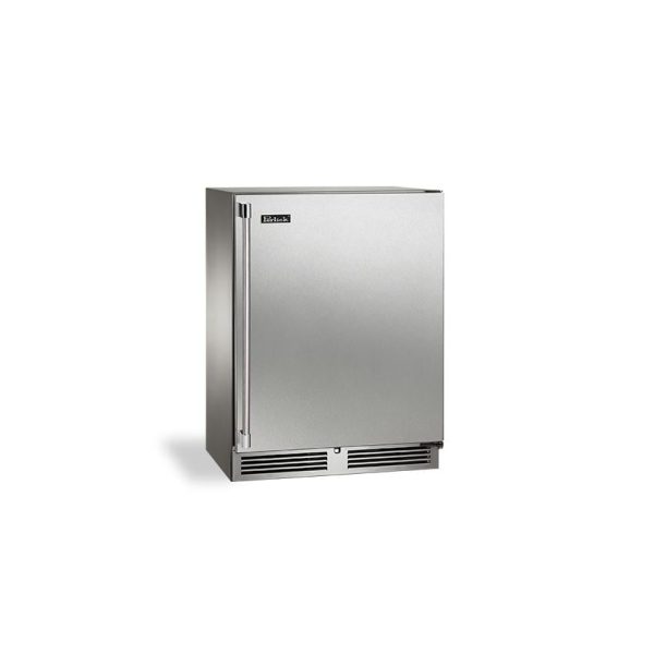Perlick 24-Inch Signature Series Shallow Depth Stainless Steel Outdoor Beverage Center - Right Hinged - HH24BO-4-1R