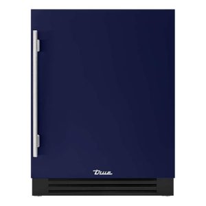 True ADA Height 24 Inch 40 Bottle Right Hinge Outdoor Wine Cabinet - Cobalt w/ Stainless Steel Handle - TUWADA-24-RS-A~078-H04
