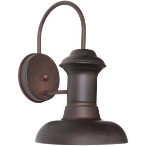 Maxim Wharf One Light 10-Inch Outdoor Wall Light - Empire Bronze - 35002EB