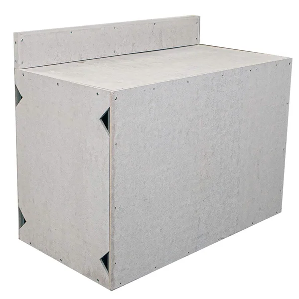 Universal 54 Inch Ready To Finish BBQ Island Appliance - ADA And Storage Cabinet-ADA And Universal 54 Inch Ready To Finish Backsplash