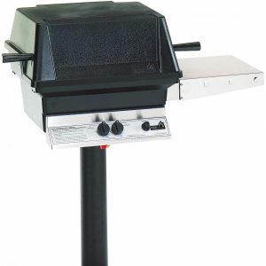 PGS A40 Cast Aluminum Propane Gas Grill On In-Ground Post