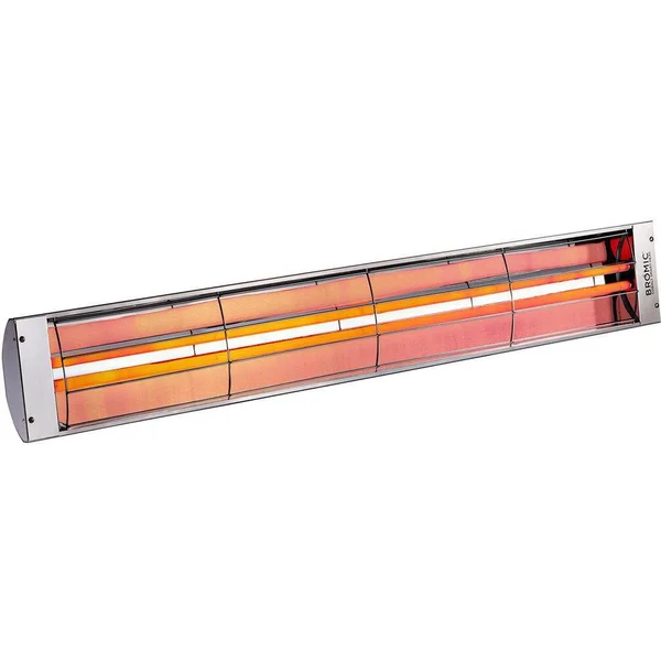 Bromic Heating Cobalt Smart-Heat 56-Inch 6000W Dual Element 240V Electric Infrared Patio Heater - Stainless Steel - BH0610004