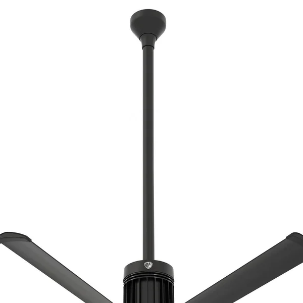 Big Ass Fans 36-Inch i6 Downtube Assembly in Black (Flat/Sloped Ceiling 14.5 - 15.5 ft.) - 009059-728-36