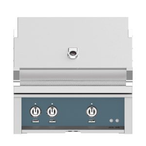 Hestan 30-Inch Built-In Natural Gas Grill W/ Sear Burner & Rotisserie - Pacific Fog - GMBR30-NG-GG