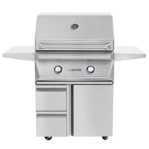 Twin Eagles 30-Inch 2-Burner Propane Gas Grill with Sear Zone & Infrared Rotisserie Burner On Deluxe Cart