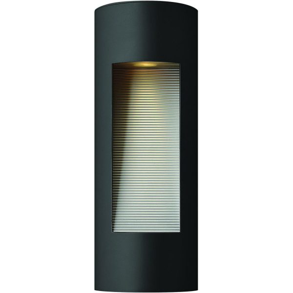 Hinkley Lighting Luna Two Light 16-Inch LED Dark Sky Outdoor Wall Light - Satin Black - 1660SK-LED