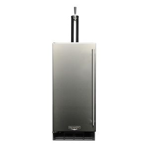 Kalamazoo Signature 15 Inch Refrigerated Keg Tapper - Left Hinge - Lock - 1 Tap - Marine-Grade - K-HP15TO-4-1LL-M6