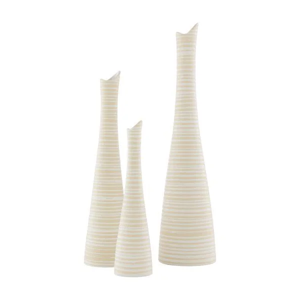 Emily Outdoor Vase - Set of 3 - Beige