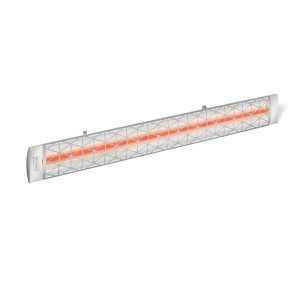 Infratech Motif Collection 61 1/4-Inch 3000W Single Element 240V Electric Infrared Patio Heater - Stainless Steel W/ Contemporary Fascia - C3024SS1