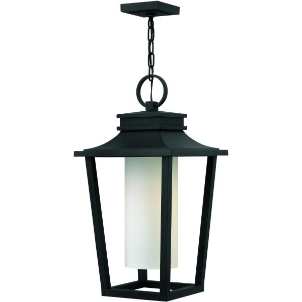 Hinkley Lighting Sullivan One Light 23-Inch Outdoor Hanging Lantern - Black - 1742BK
