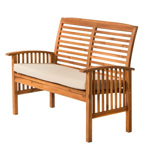 Horizon Way Acacia Loveseat in Brown/Natural by Ultimate Patio