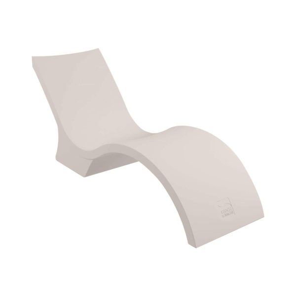 Signature Polyresin Deep In Pool Chaise Lounge in Cloud by Ledge Lounger