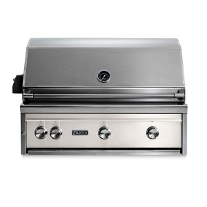 Lynx Professional 36 Inch Built-In All Infrared Trident Propane Grill w/ Rotisserie in Glacier - L36ATR-GLLP