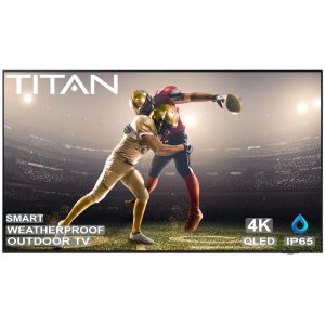Titan S300 Series 85 Inch Full Sun 4K QLED Smart Outdoor TV w/ Built-In Alexa - BQG-S300-QLED-085-010
