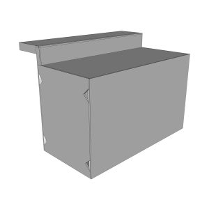 Universal 60-Inch Ready To Finish BBQ Island Appliance And Storage Cabinet W/Bar