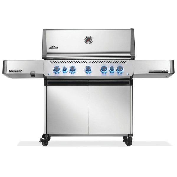 Napoleon Prestige 665 5-Burner Propane Grill w/ Rotisserie & Side Burner - P665VRSIBPSS