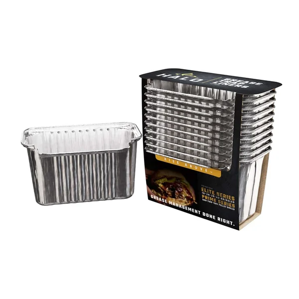 HALO Grease Container Foil Liners, 20 pack - HZ-3005
