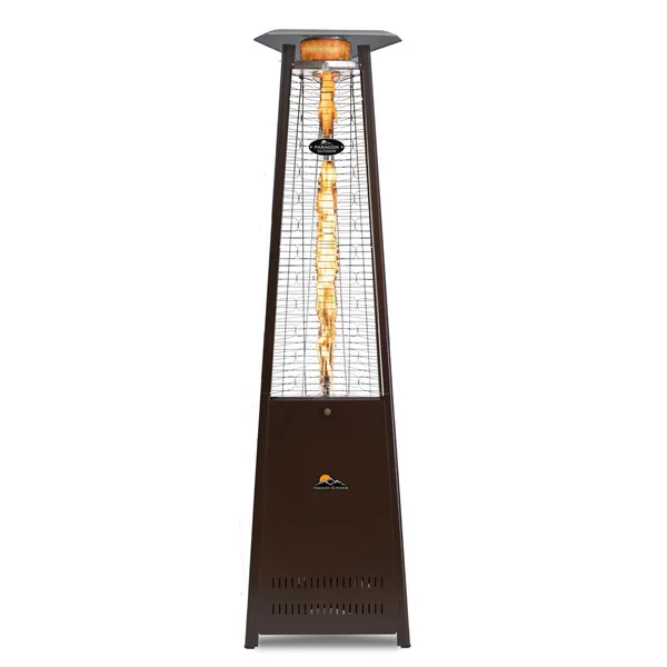 Paragon Outdoor Vesta 42,000 BTU Propane Gas Flame Tower Heater - Hammered Bronze - OH-BZ42-8M