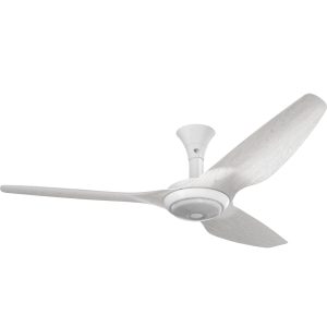 Big Ass Fans 60-Inch Haiku Ceiling Fan Low Profile Mount W/Downlight in White/Driftwood - MK-HK4-052500A259F772G10S2