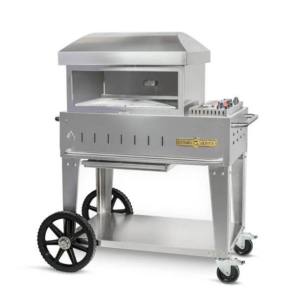 Crown Verity 24-Inch Mobile Propane Pizza Oven - CV-PZ24-MB