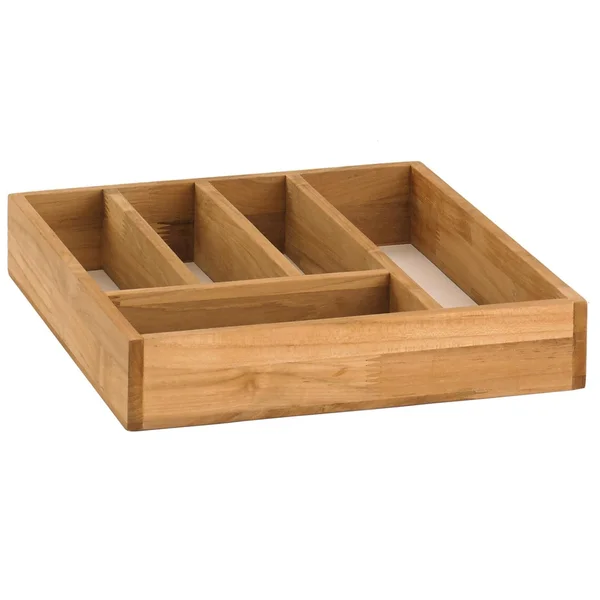 Pacific Teak 14 1/4-Inch Teak Wood Cutlery Tray - CT-1