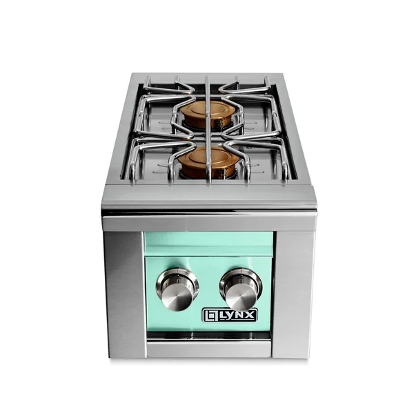 Lynx Professional Built-In Propane Double Side Burner in Surf - LSB2-2-SULP