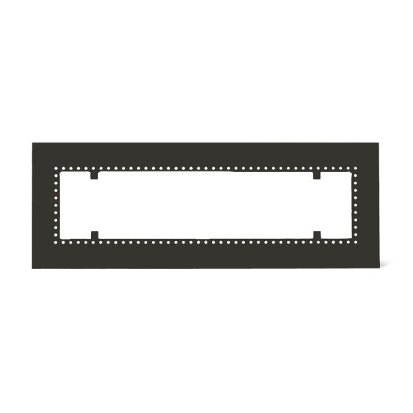 Infratech WD30 Flush Mount Frame For 33 Inch Heaters - Black - 18 2295BL