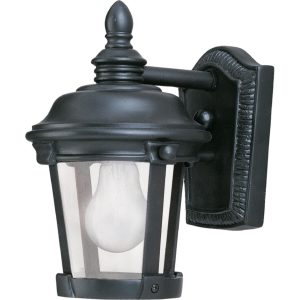 Maxim Dover DC One Light 9-Inch Outdoor Wall Light - Bronze - 3026CDBZ