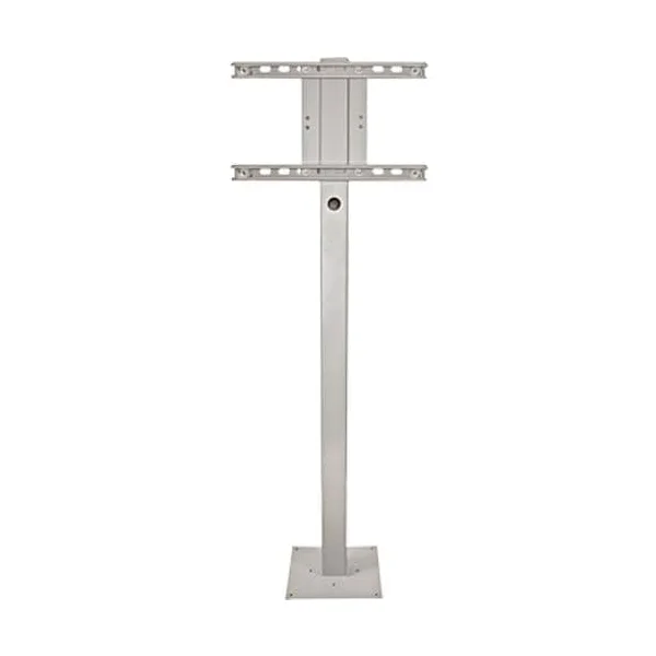 SunBriteTV Deck/Planter Pole For 32 Inch / 46 Inch / 47 Inch / 55 Inch / 65 Inch All-Weather Outdoor LCD TVs - Silver - SB-DP46XA-SL