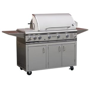 ProFire Professional Deluxe Series 48-Inch Infrared Hybrid Propane Gas Grill With Double Side Burner