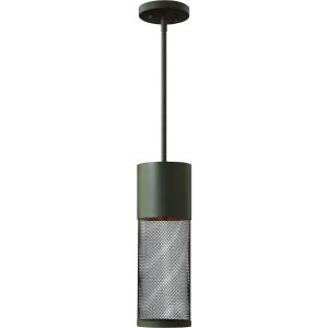 Hinkley Lighting Aria One Light 19-Inch Dark Sky Outdoor Hanging Lantern - Buckeye Bronze - 2302KZ
